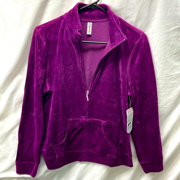 NEW!!! Exectek petite pm zip front pocket fleece jacket ladies sz pm - Picture 1 of 6